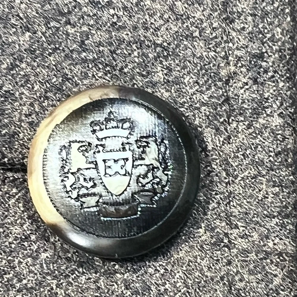 Escada Margaretha Ley Dark Brown Virgin Wool Vintage Jacket Womens size 42 - Picture 8 of 8